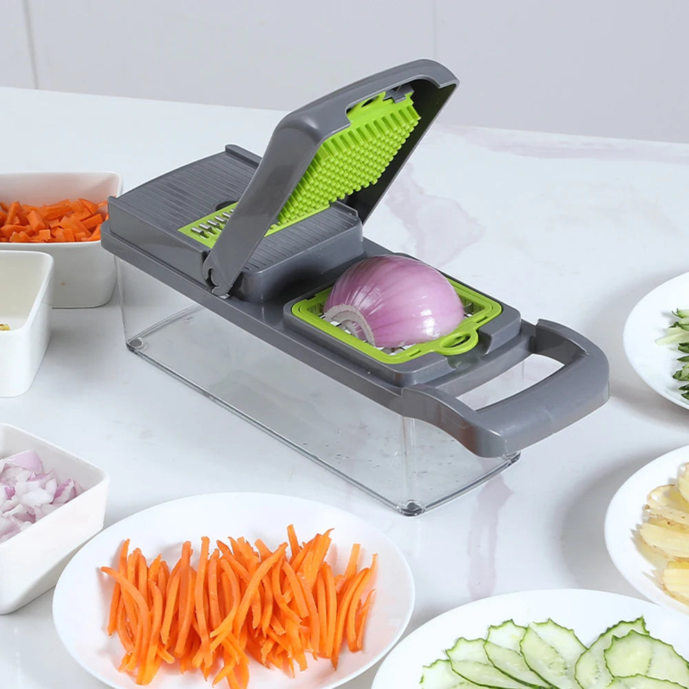 TrendChefs™ SliceForce – 16-in-1 Rapid Vegetable Slicer - TrendChefs